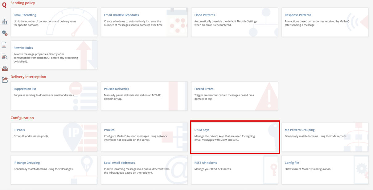 DKIM Keys в MailerQ: настройка, ротация и кластерная поддержка