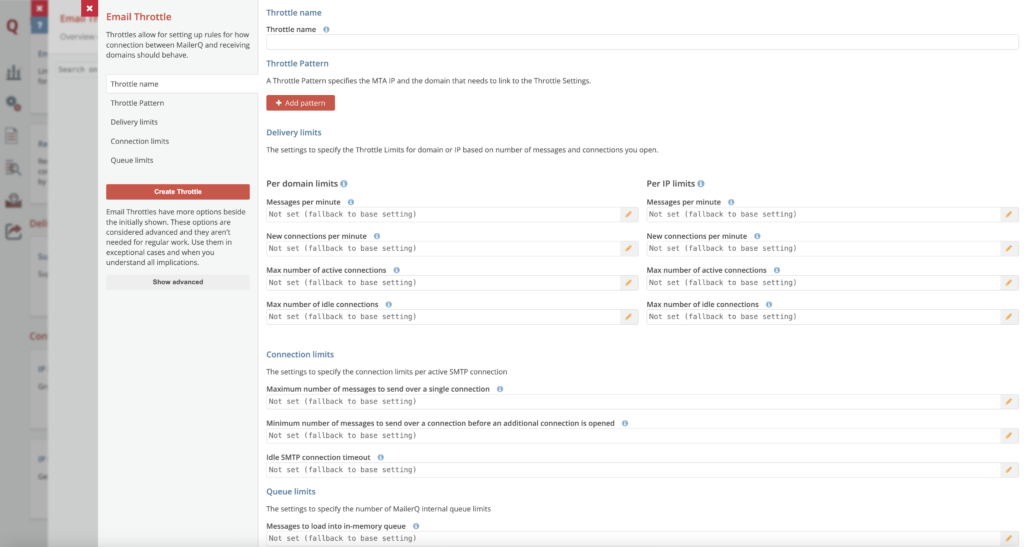 Модуль Email Throttling в MailerQ