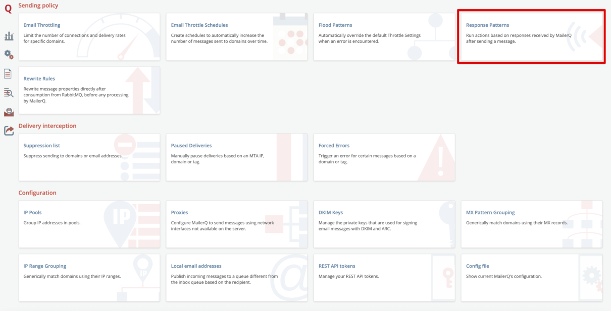 Response Patterns в MailerQ